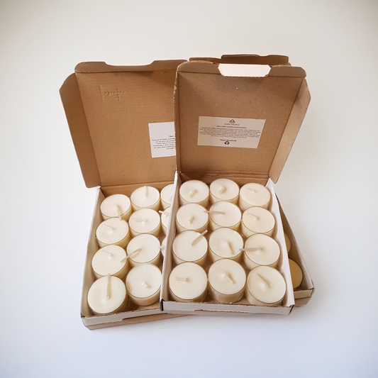 Unscented Soy Wax Tea Lights